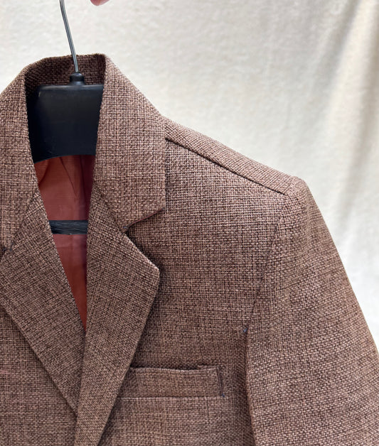 Brown Jute Blazer