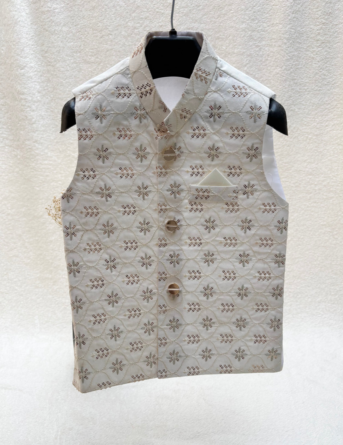 Off-White Sequins Embellished Waistcoat (101)