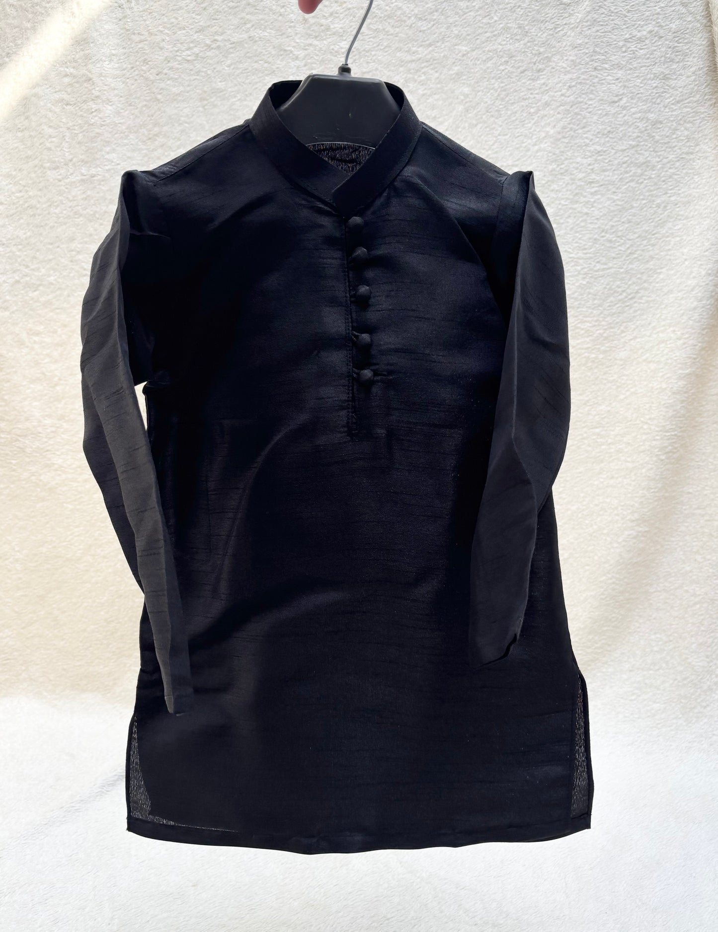 Black Embroidered Sherwani Suit (109)