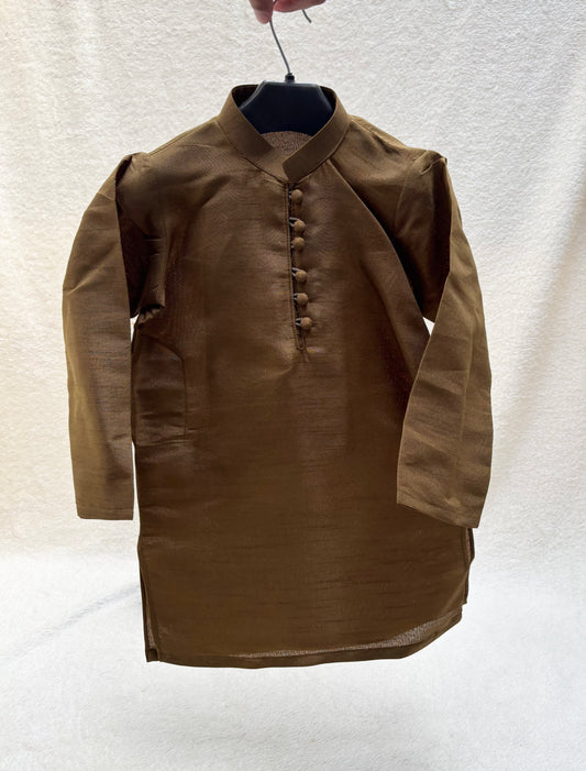 Mehandi Embroidered Sherwani Suit (105)