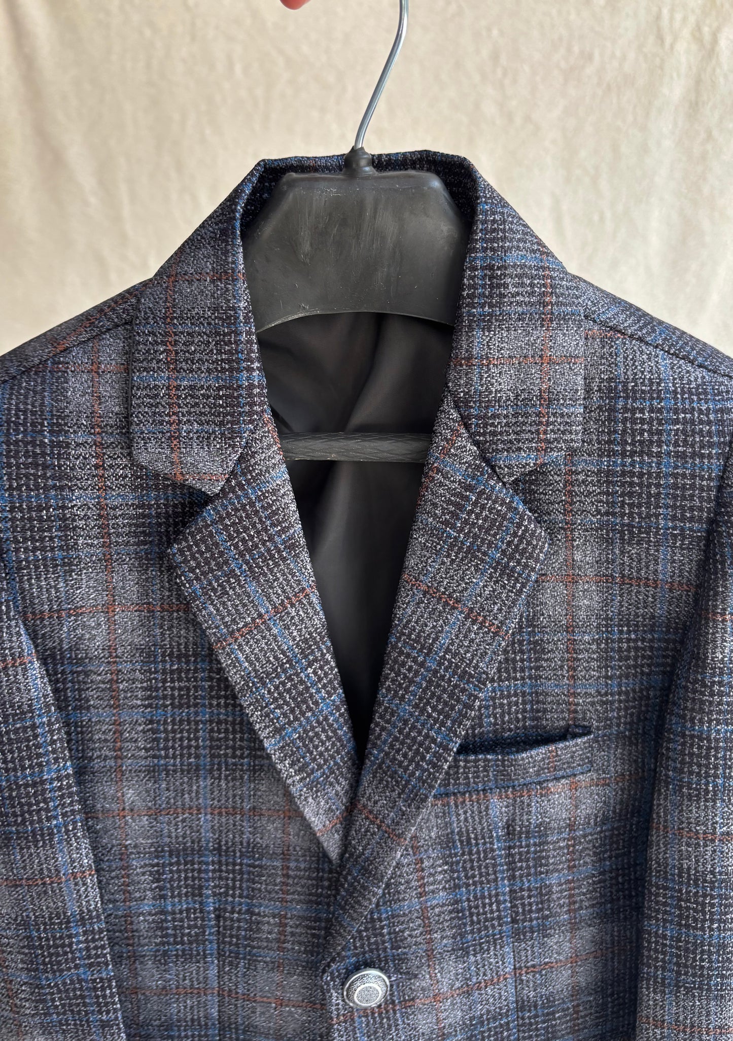 Gray Checkered Blazer 101
