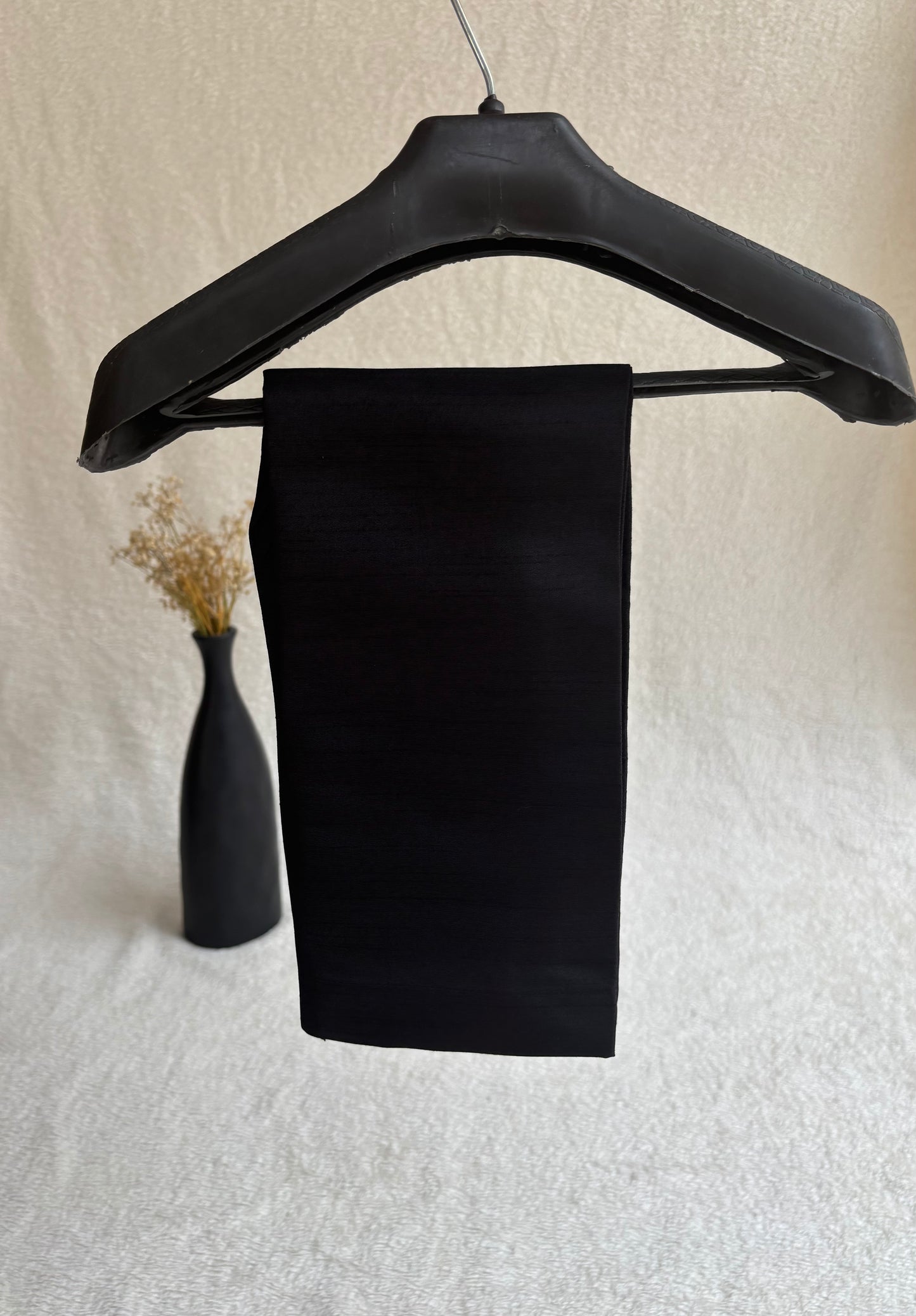 Black Double Layer Sherwani Suit