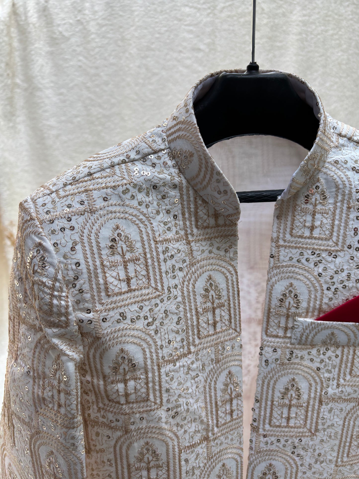 White Front Open Prince Coat (101)