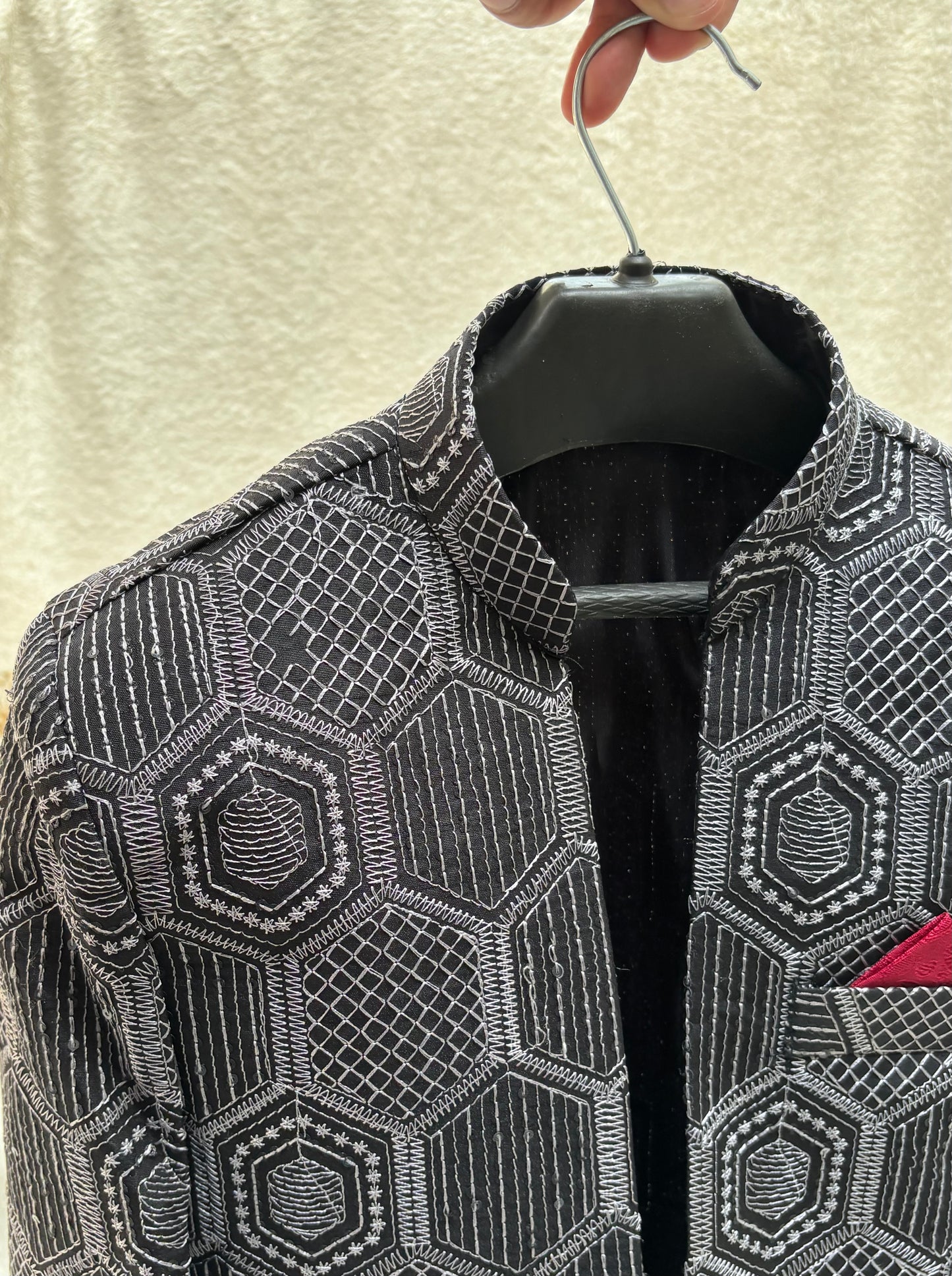 Gray Front Open Prince Coat (101)