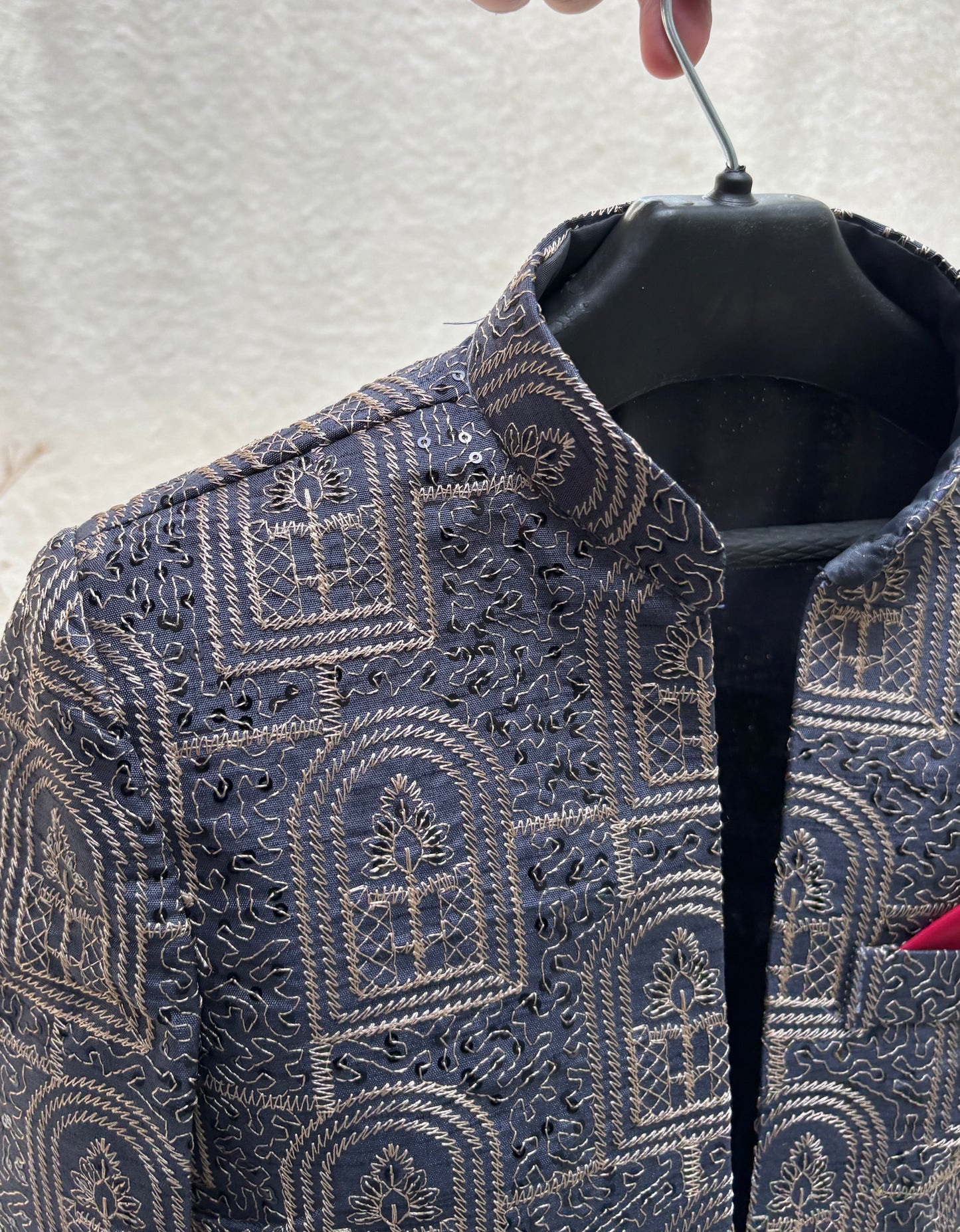 Gray Front Open Prince Coat (102)