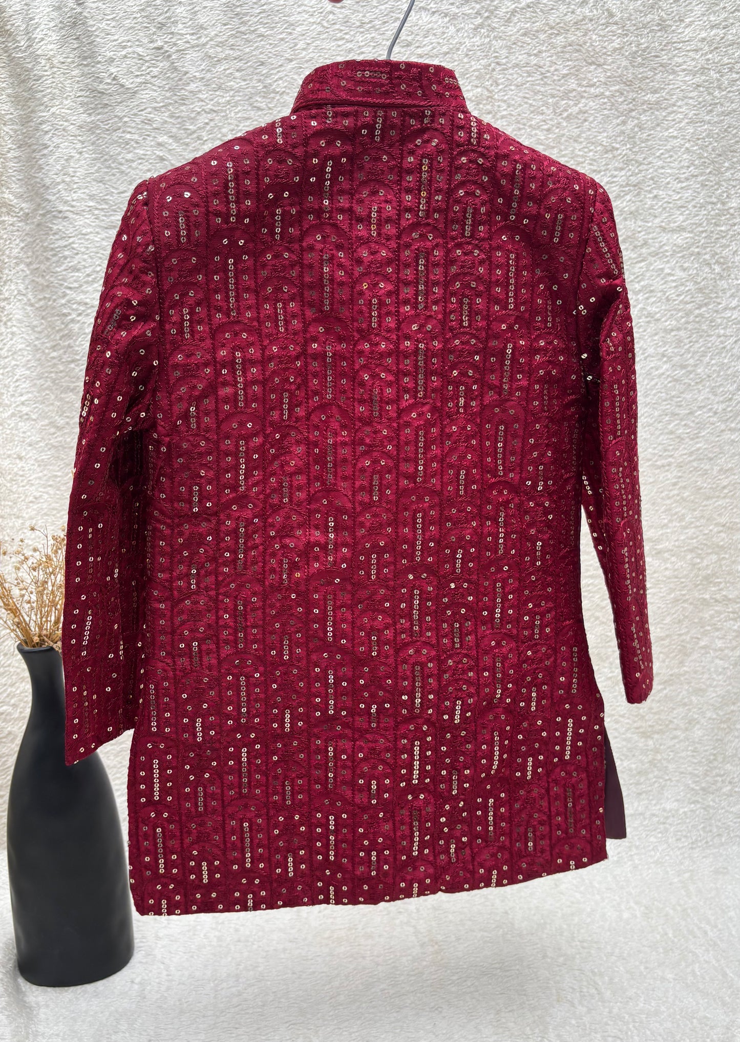 Maroon Sherwani (101)