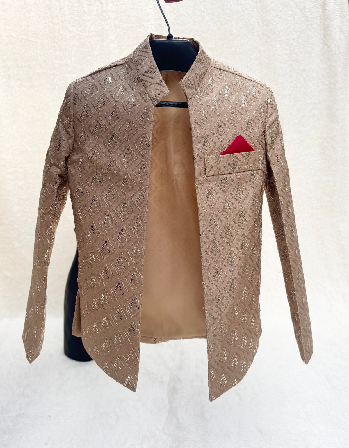 Beige Front Open Prince Coat (101)