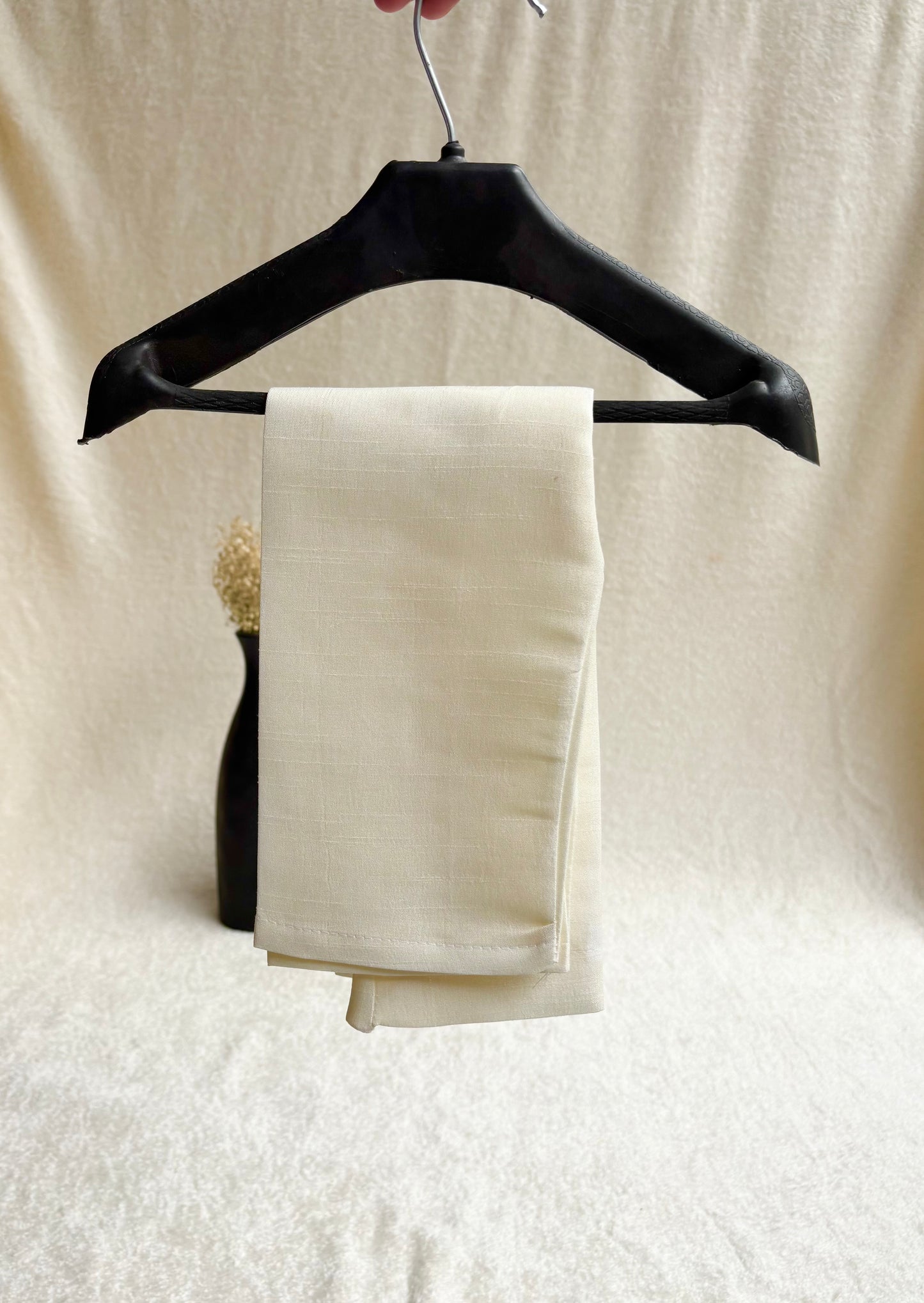 Off-White Double Layer Sherwani Suit