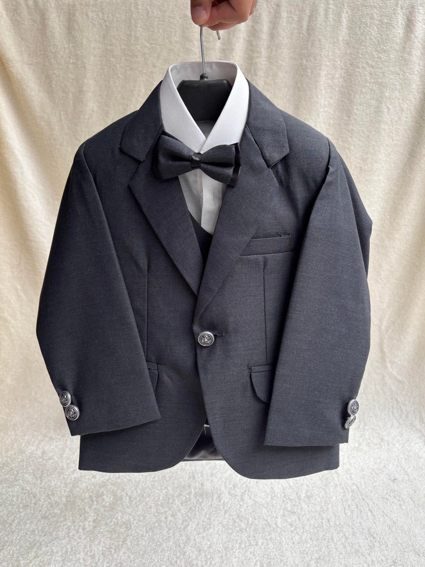 Charcoal  Suit 4pc