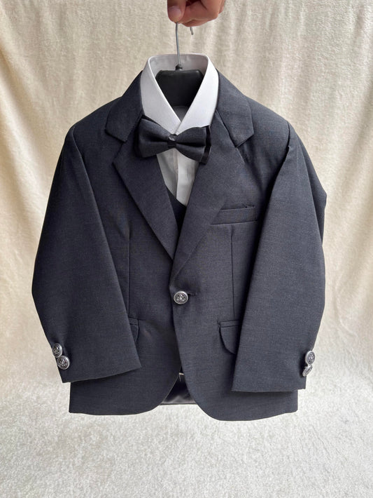 Charcoal  Suit 4pc