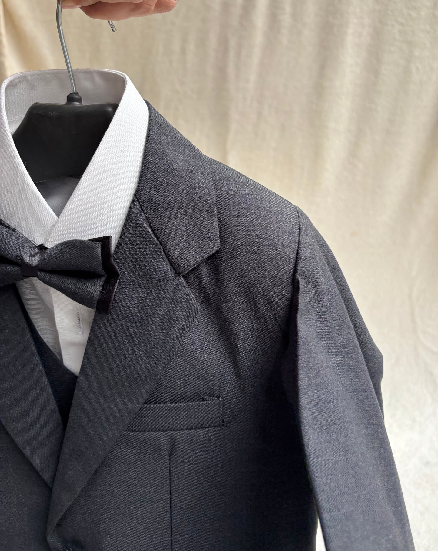 Charcoal  Suit 4pc