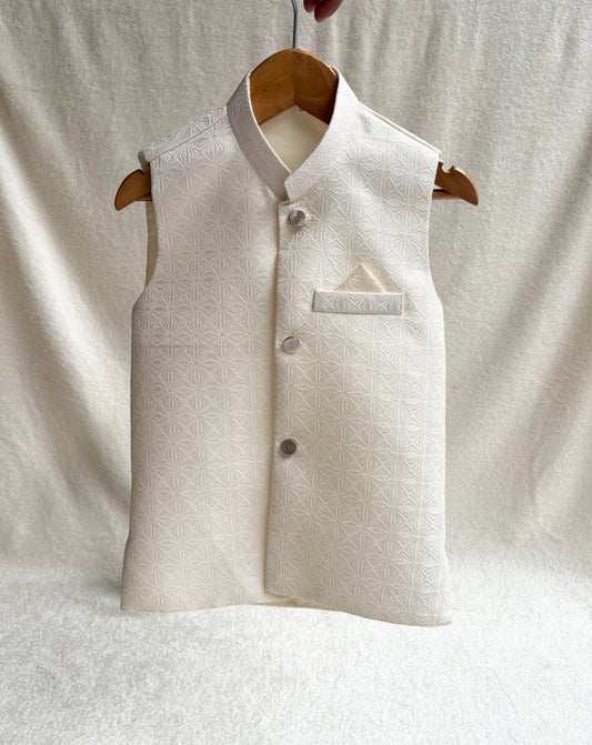 Off-White Self Waistcoat (101)