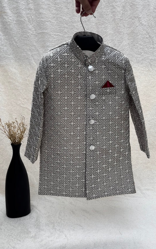 Light Gray Sherwani