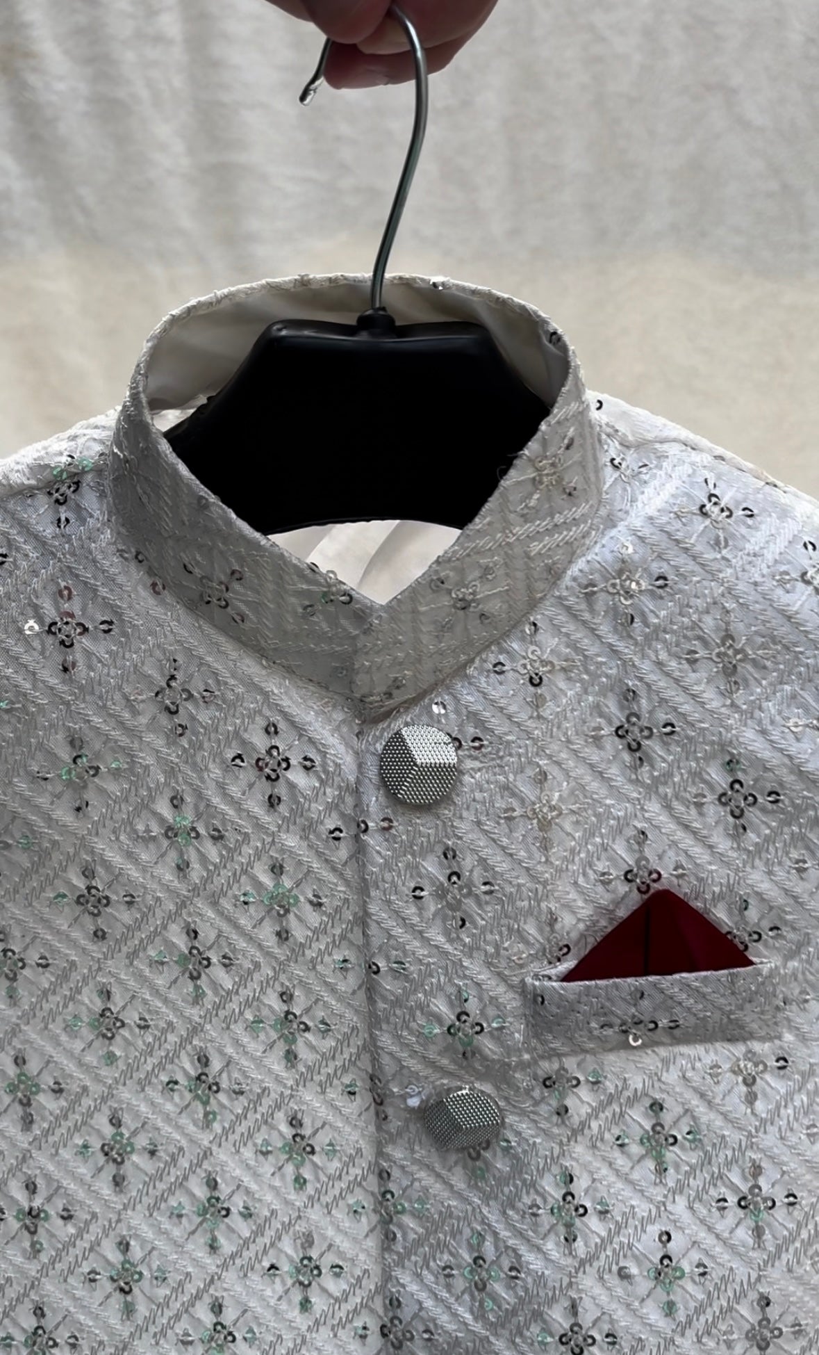 White Sherwani