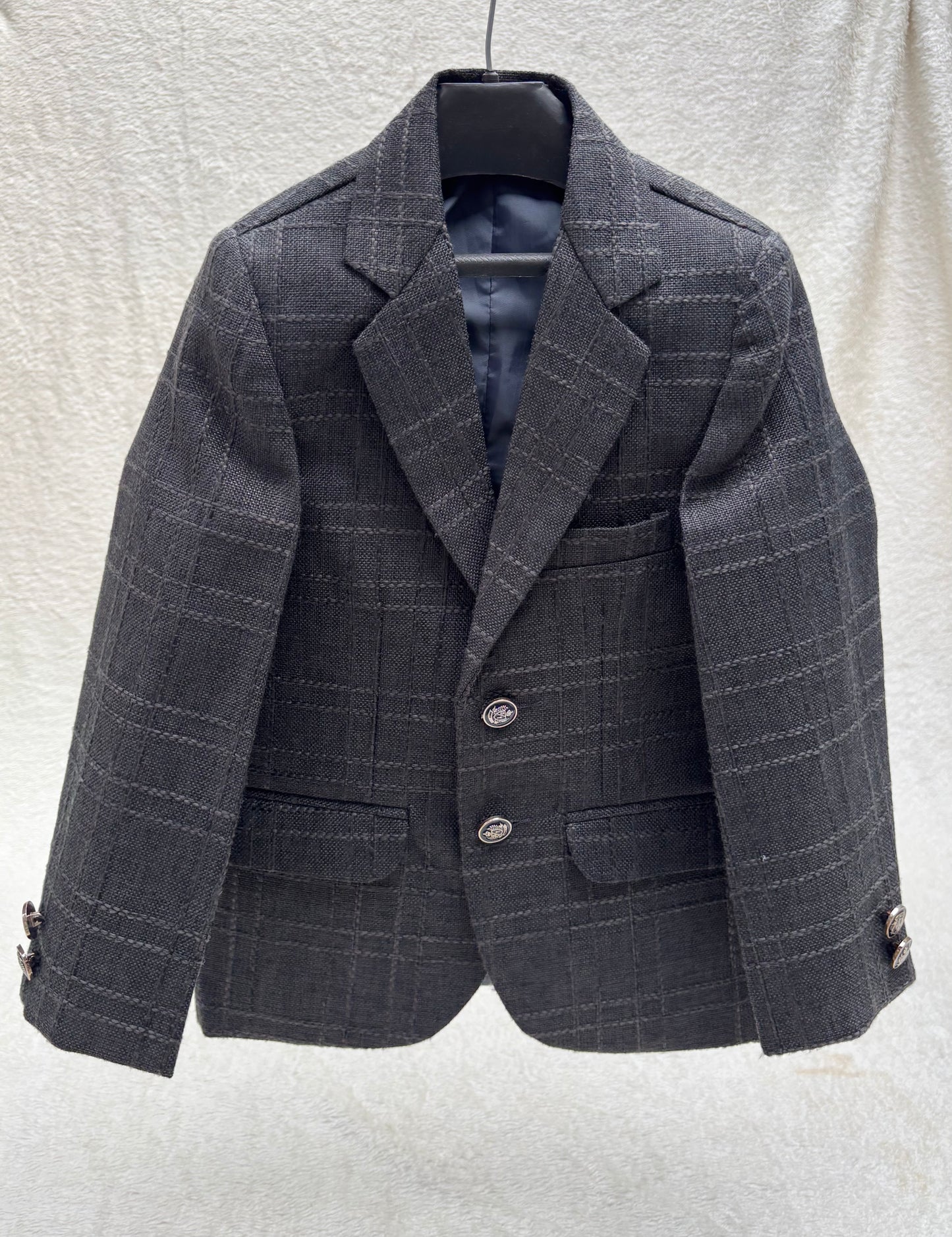 Gray Jute Blazer