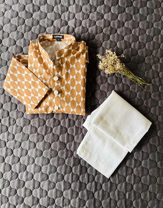 MUSTARD PRINTED