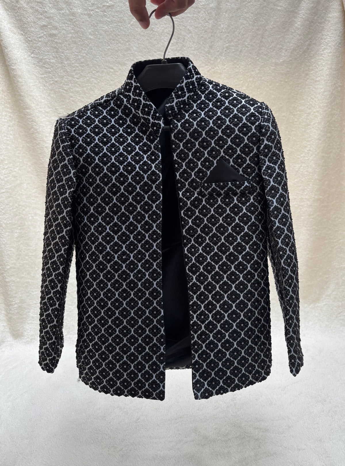 Self Black Prince Coat