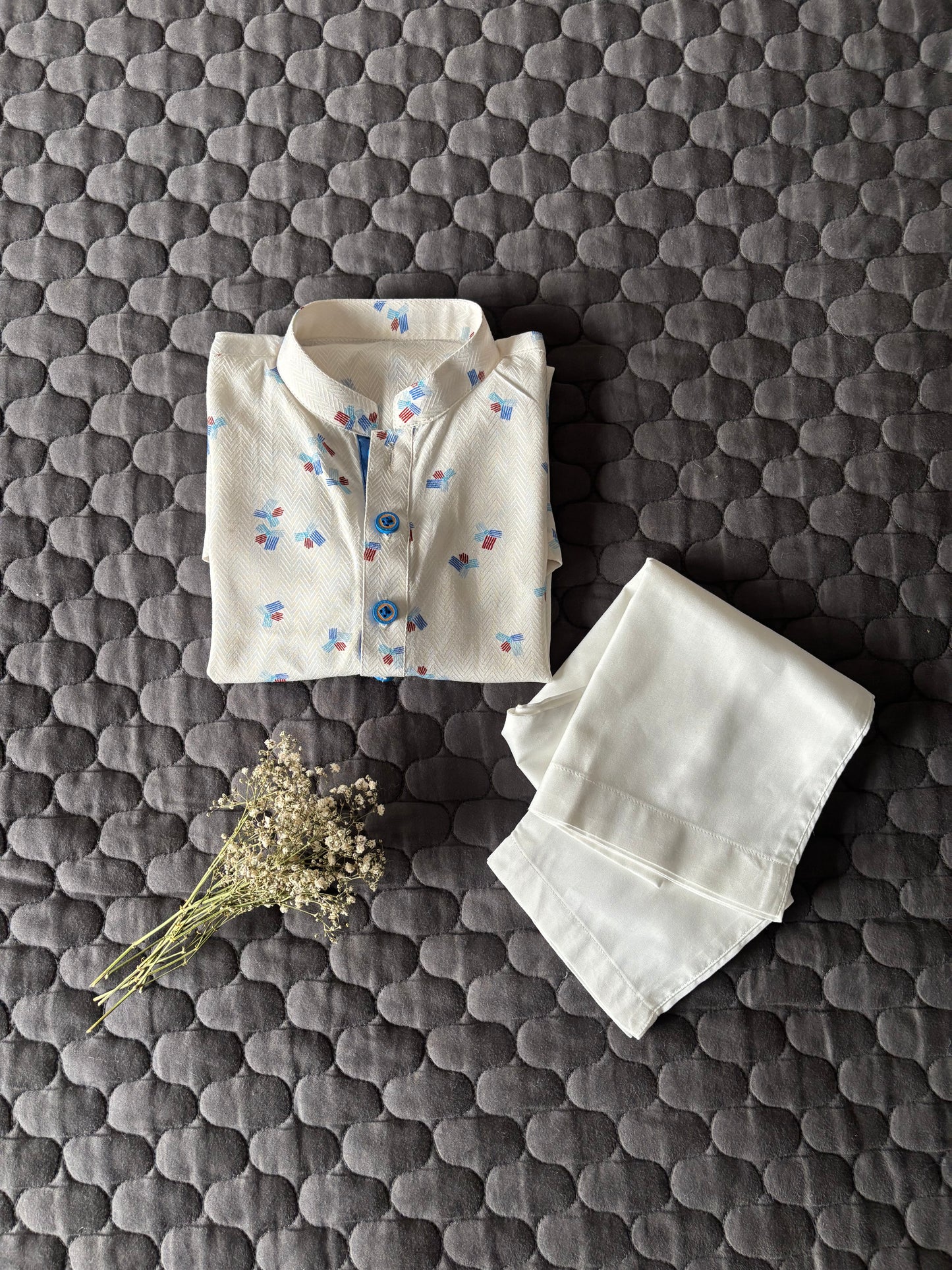 White Printed