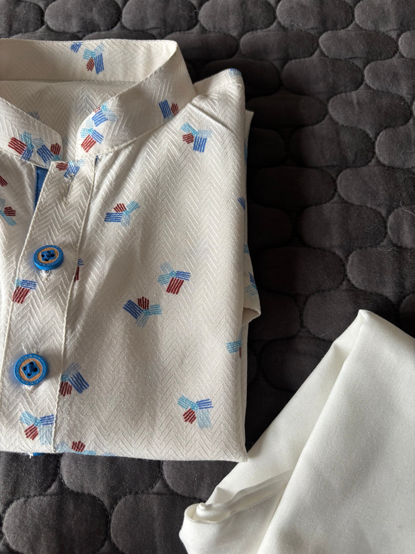 White Printed