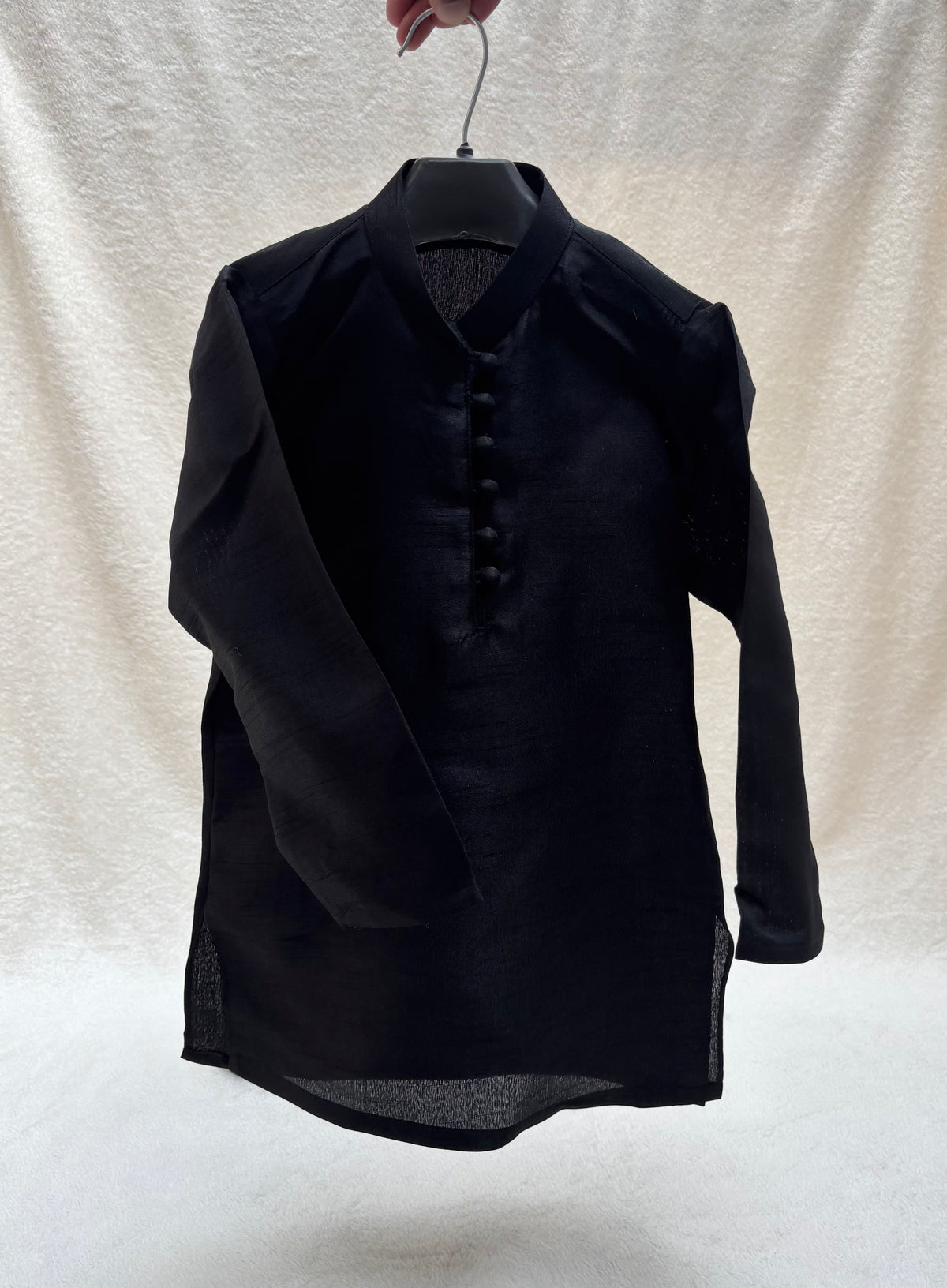 Black Embroidered Sherwani Suit (113)