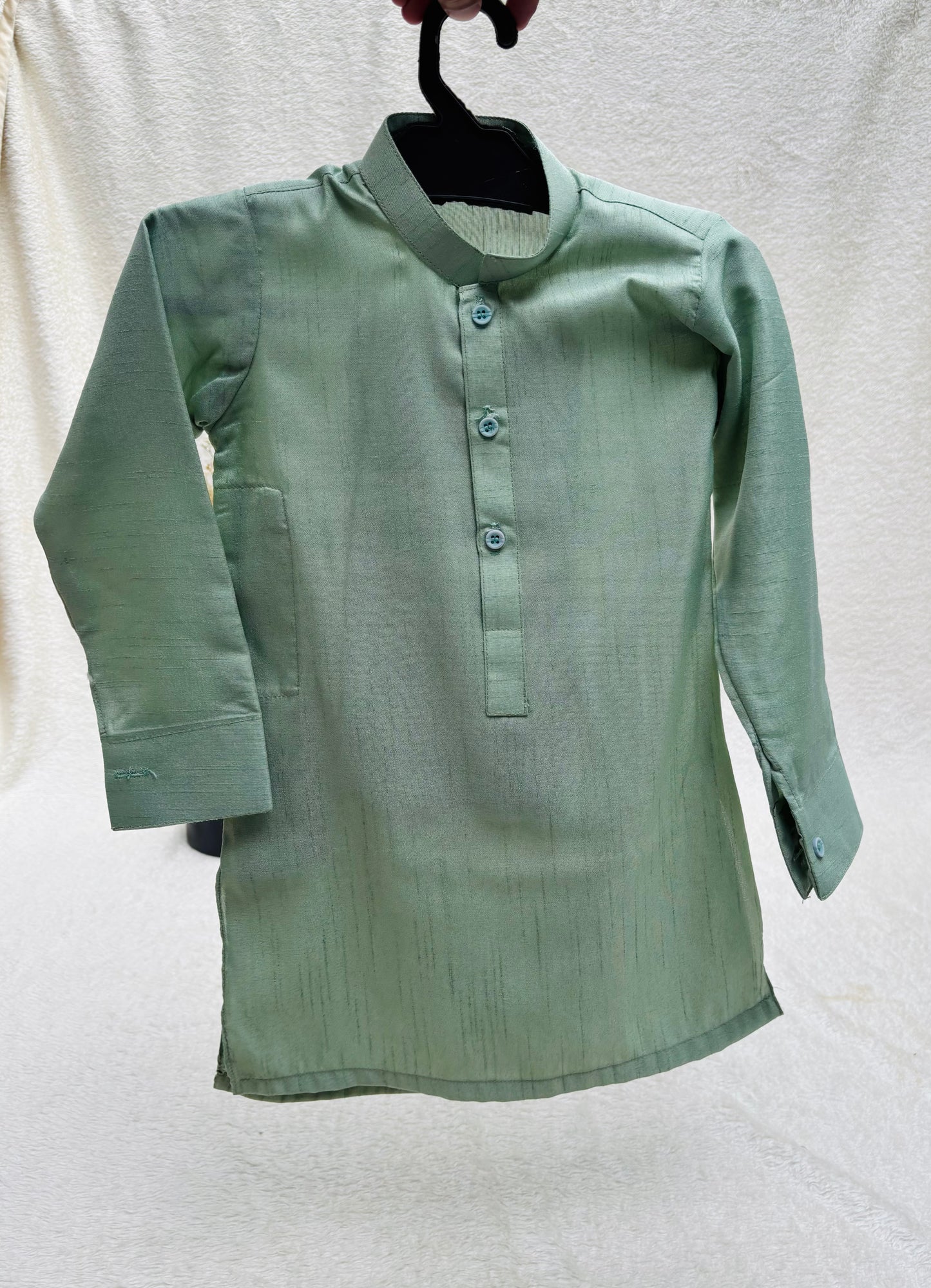 MINT GREEN EMBROIDERED WAISTCOAT 3PC