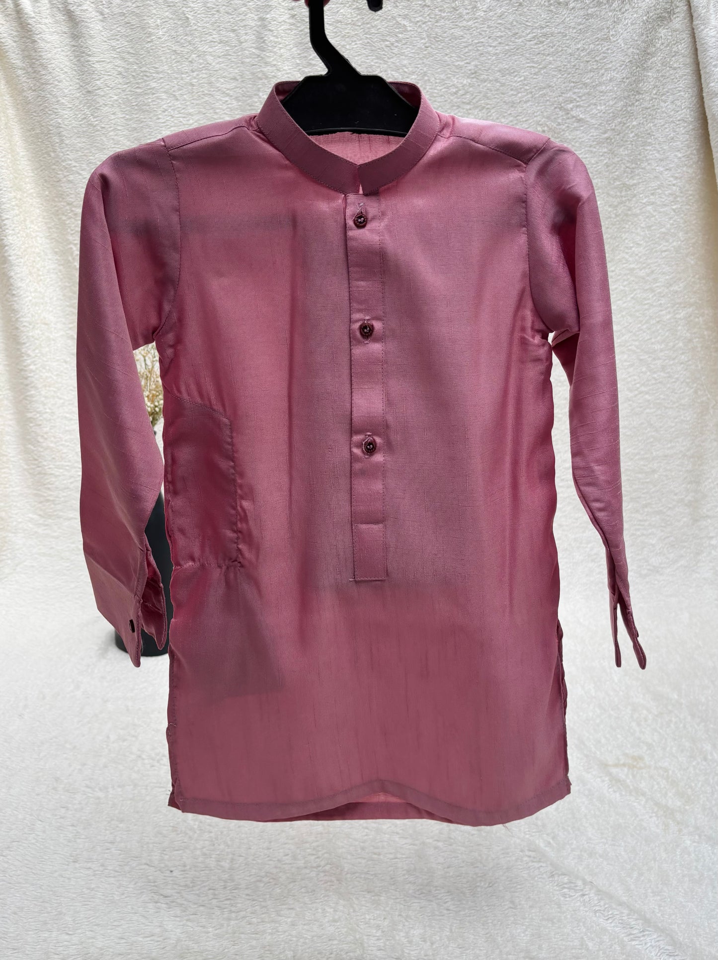 ORCHID PINK EMBROIDERED WAISTCOAT 3PC