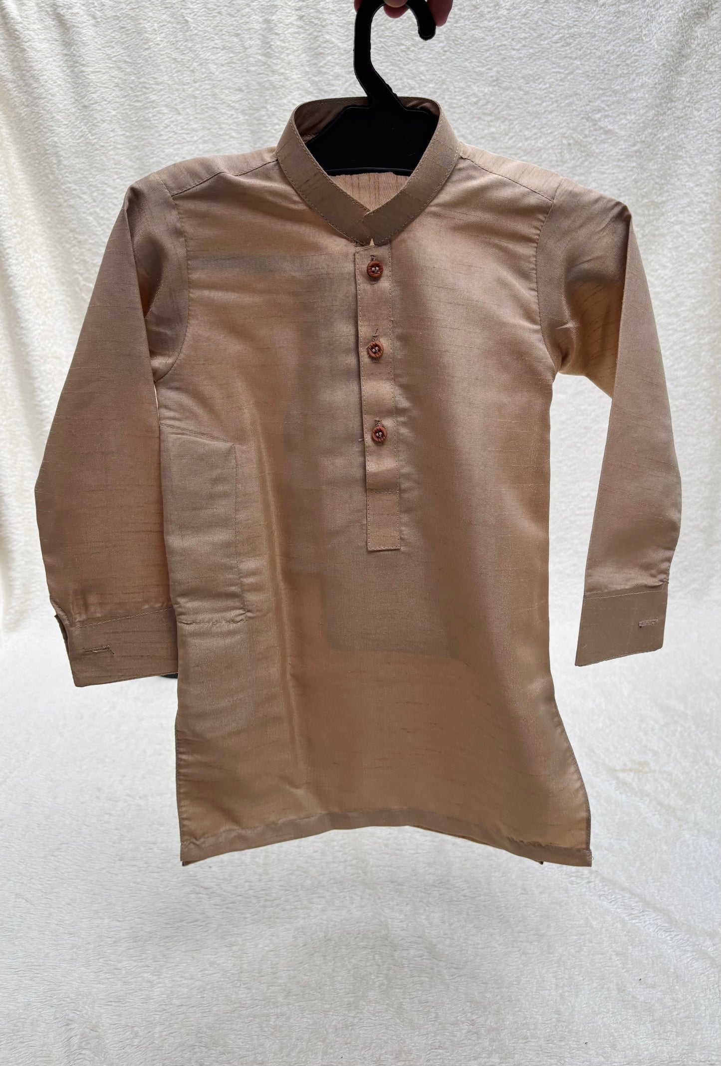 BEIGE EMBROIDERED WAISTCOAT 3PC