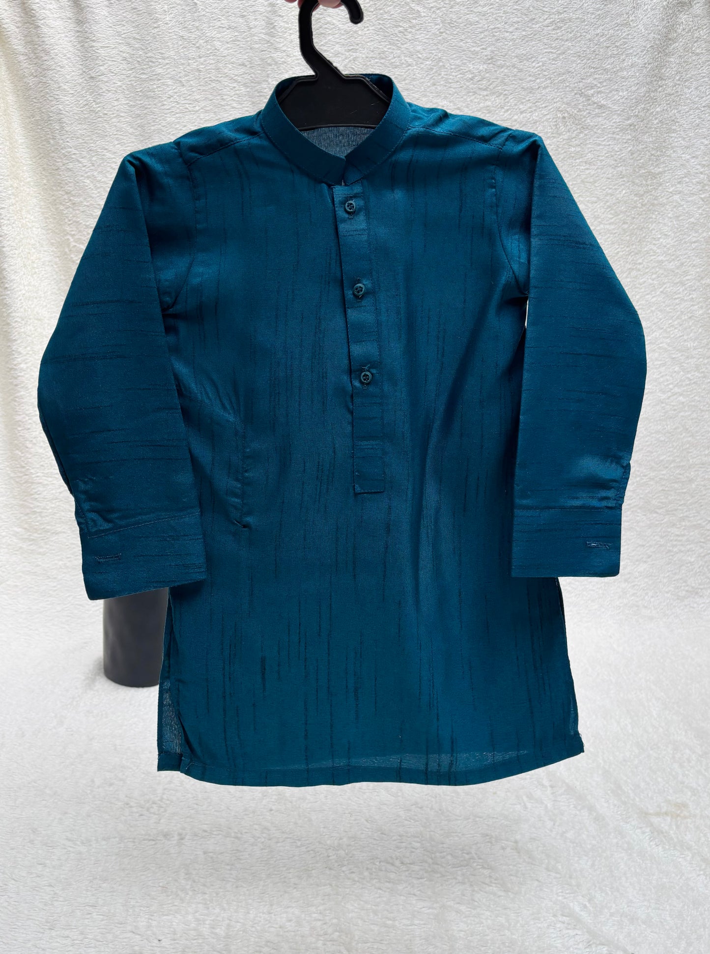 ZINC BLUE EMBROIDERED WAISTCOAT 3PC