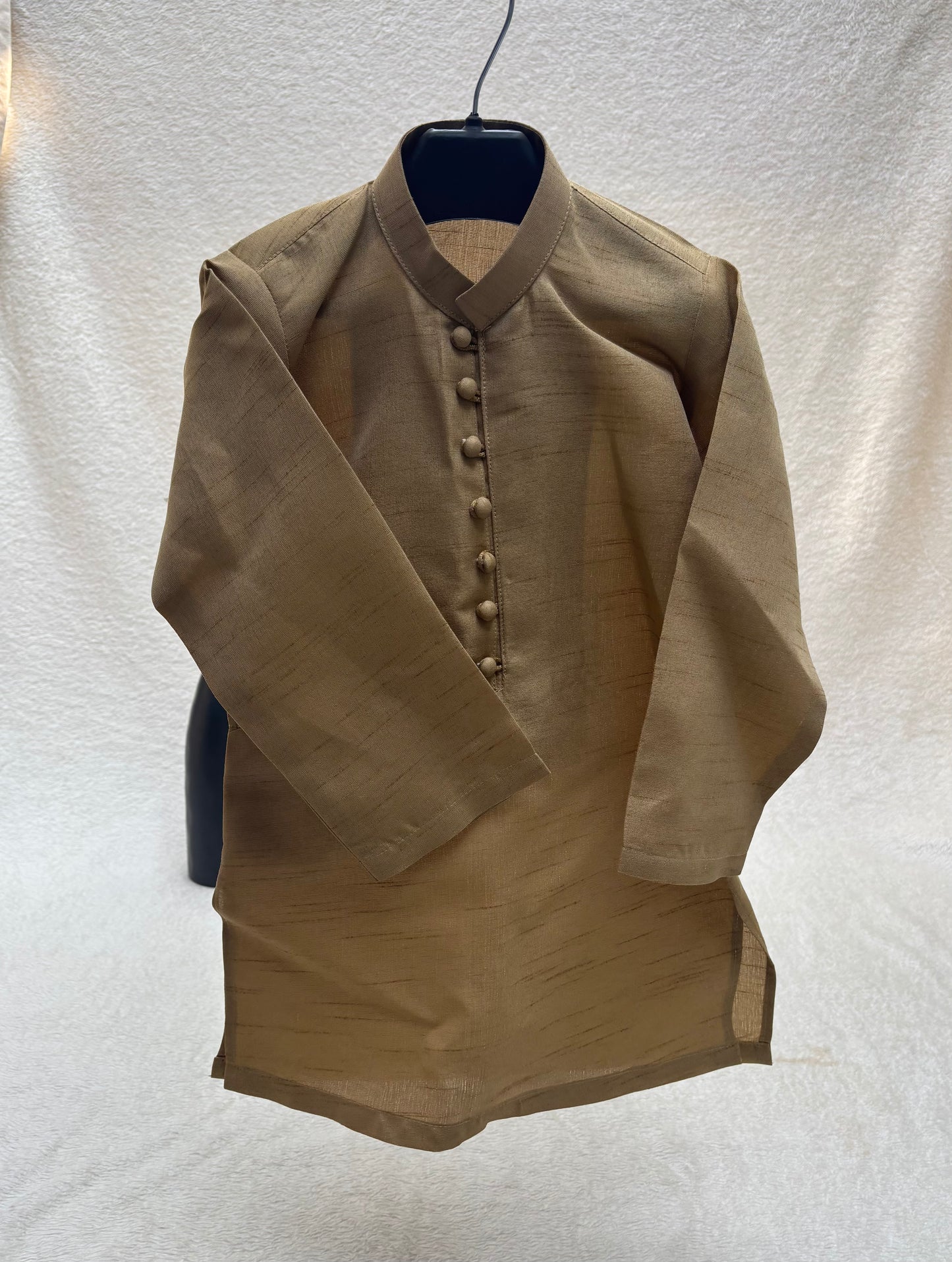 Mehandi Self Sherwani Suit