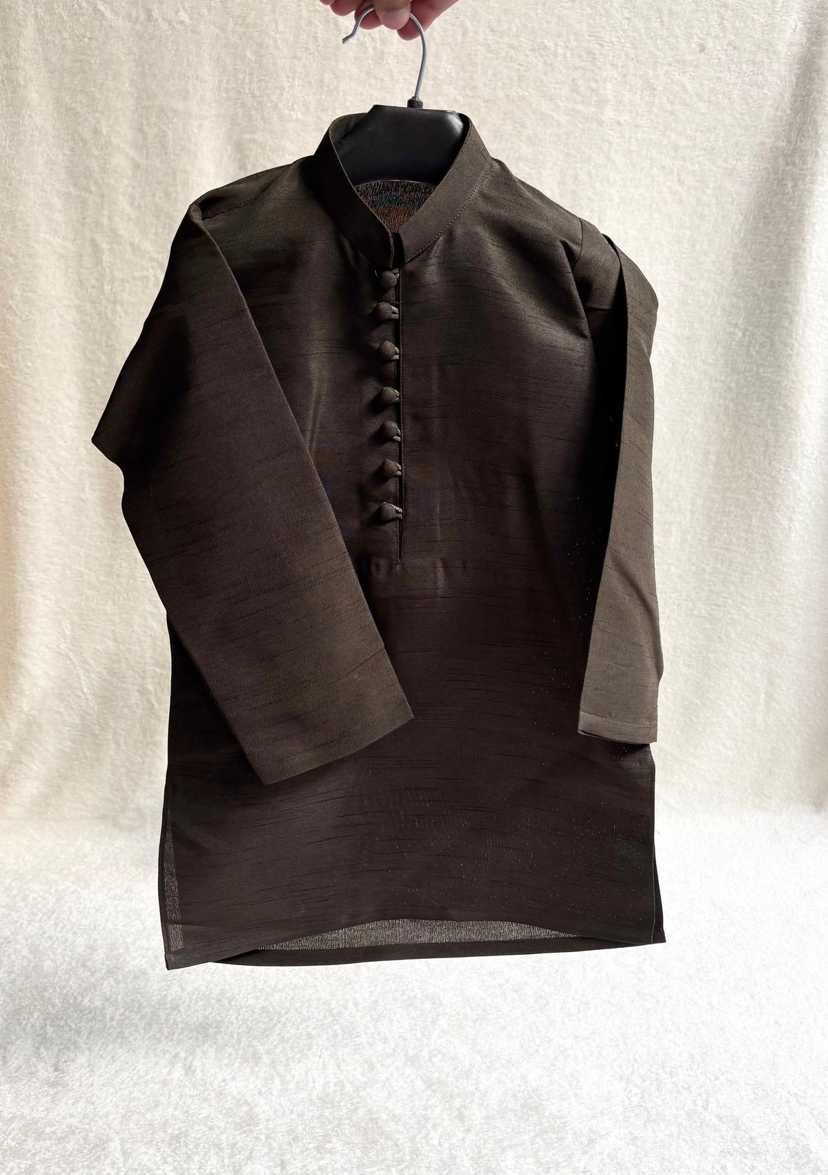 Dark Mehandi Embroidered Sherwani Suit (102)