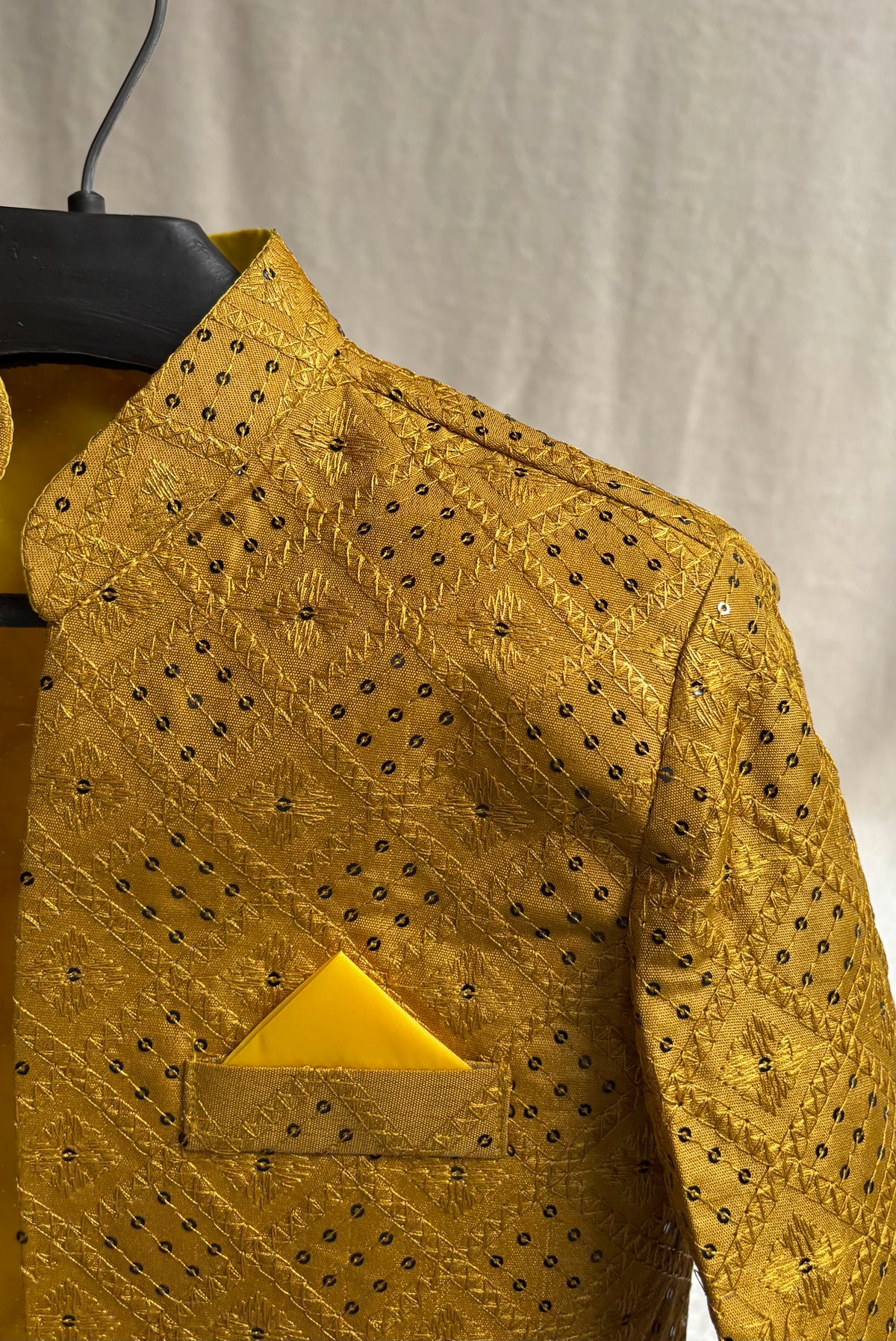 Yellow Front Open Prince Coat