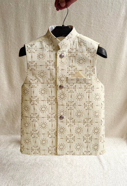 Off-White Motifs Embroidered Waistcoat