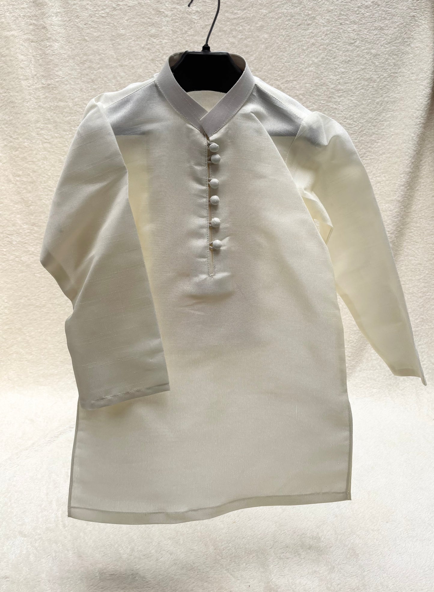 Off-White Embroidered Sherwani Suit (108)