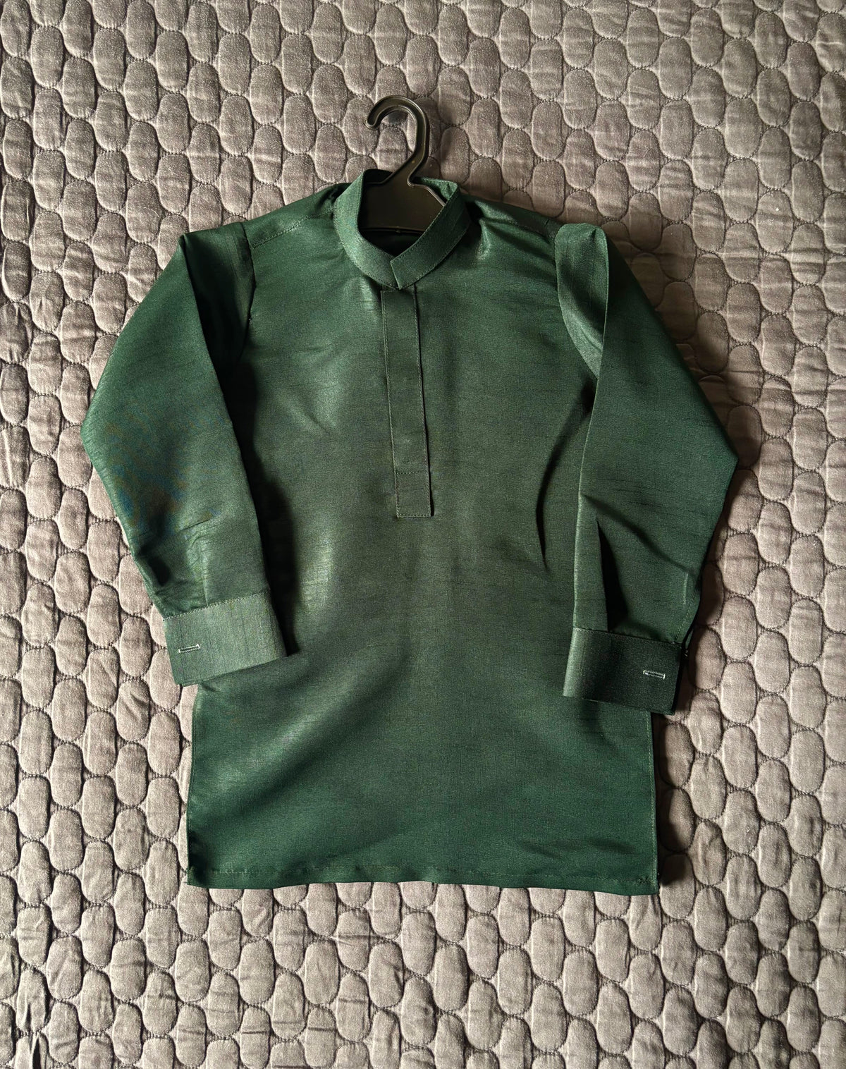 EMERALD GREEN EMBROIDERED WAISTCOAT 3PC (WC2)