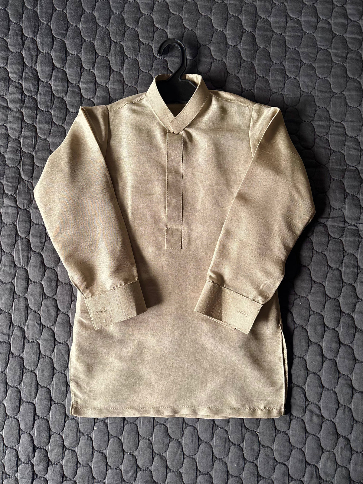 BEIGE EMBROIDERED WAISTCOAT 3PC (WC2)
