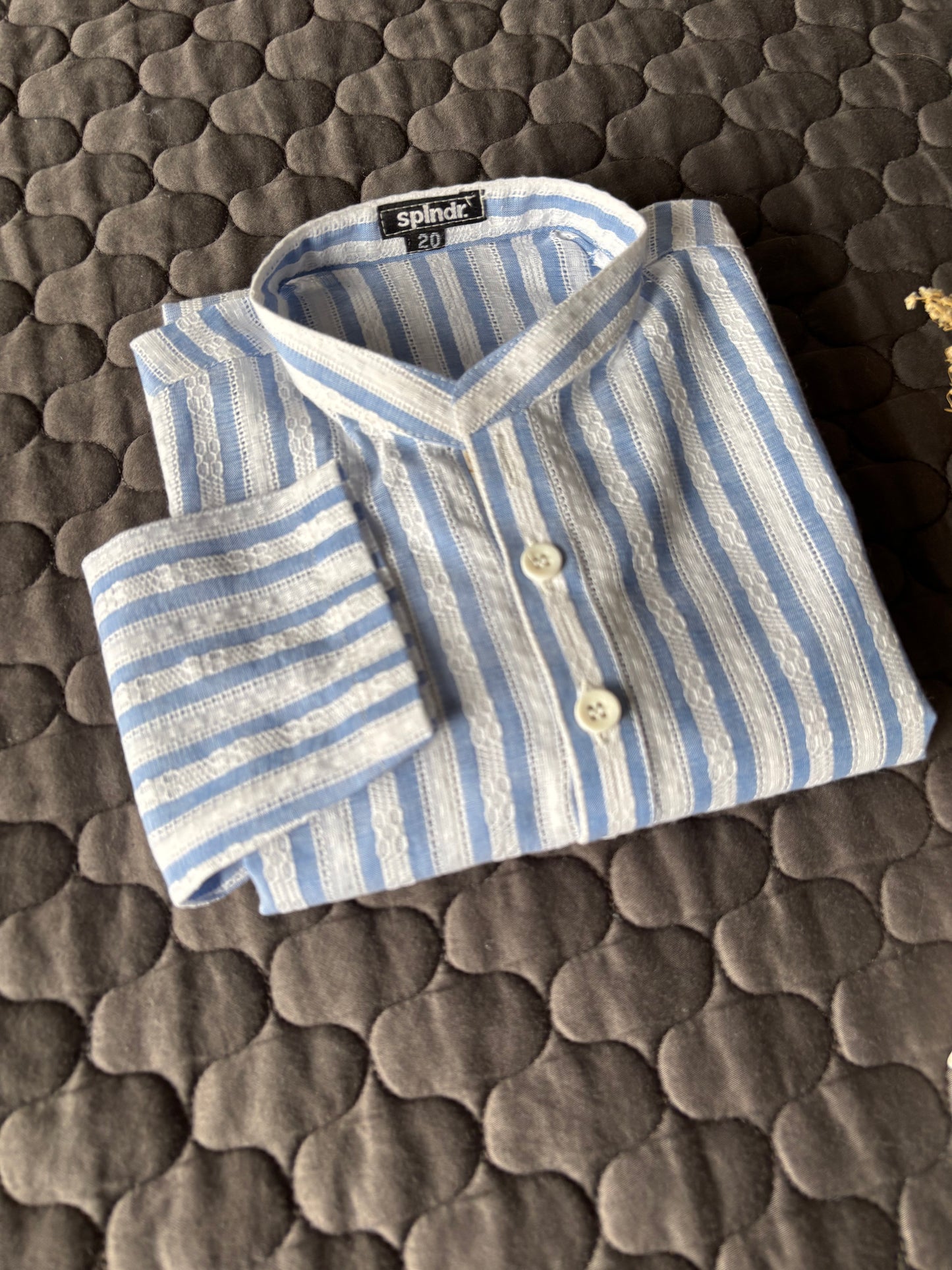 WHITE BLUE STRIPES