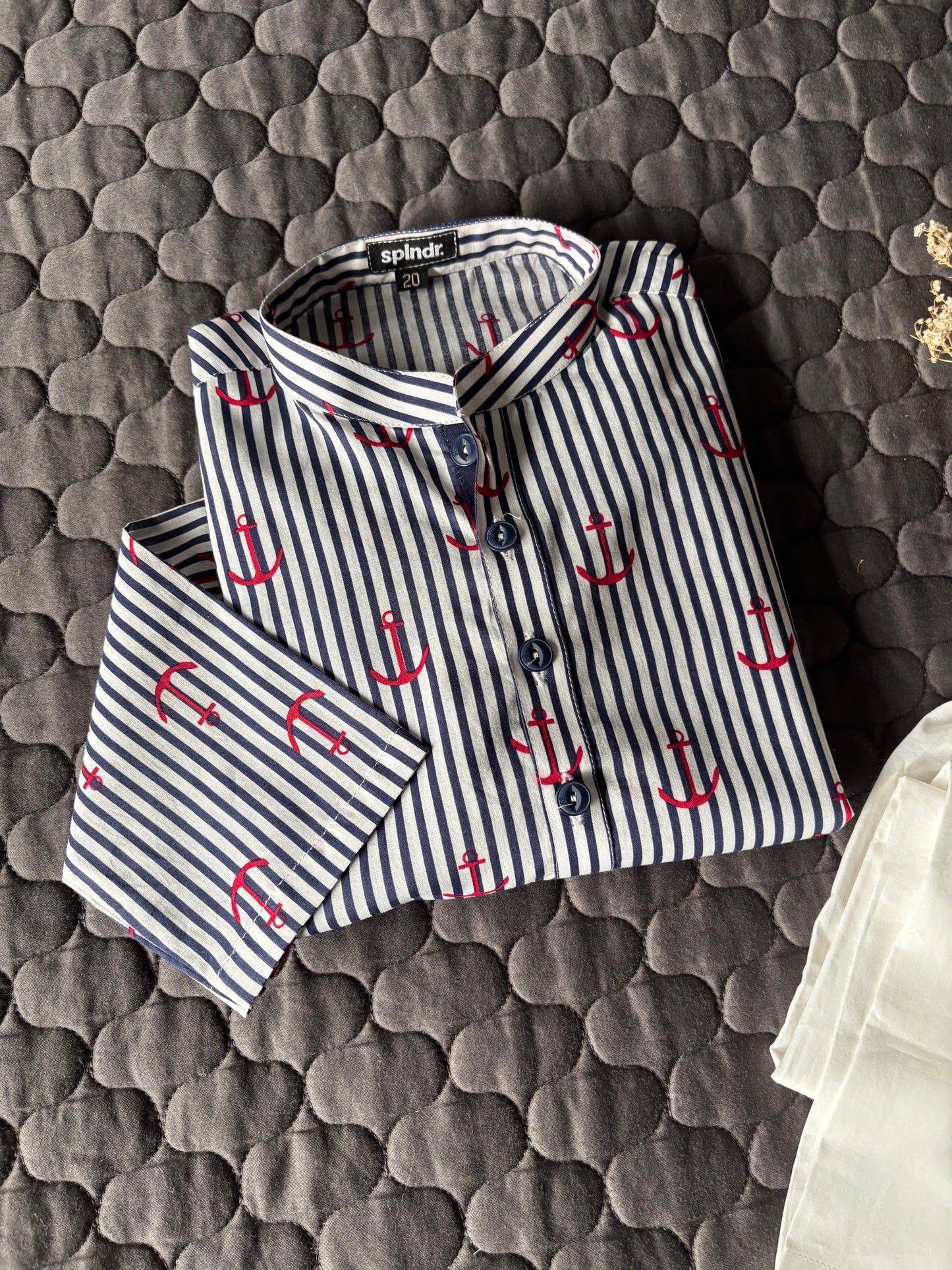 PRINTED BLUE STRIPES