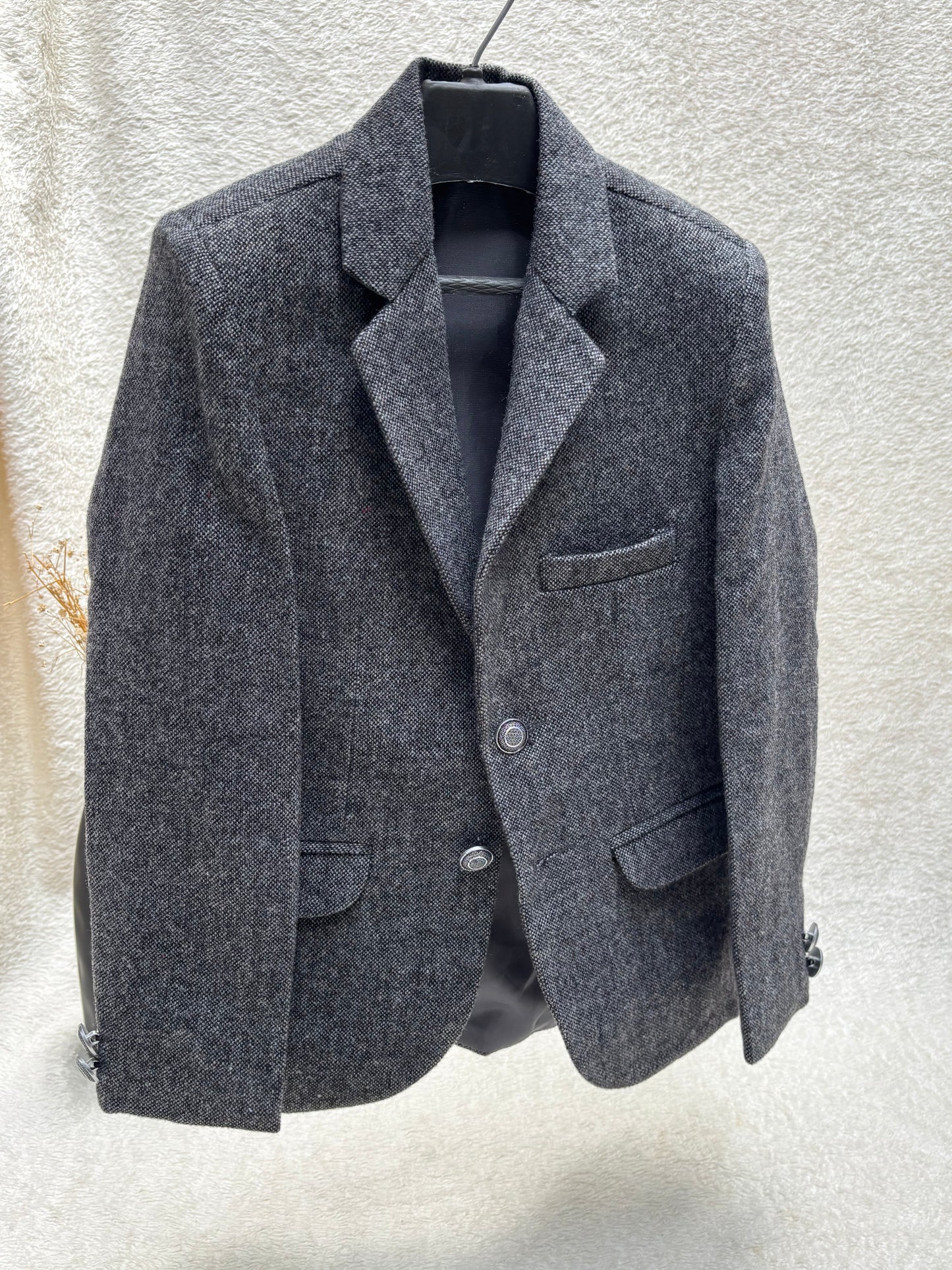 Gray Blazer Woolen