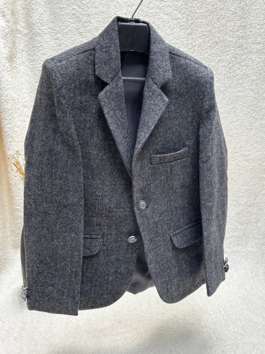 Gray Blazer Woolen