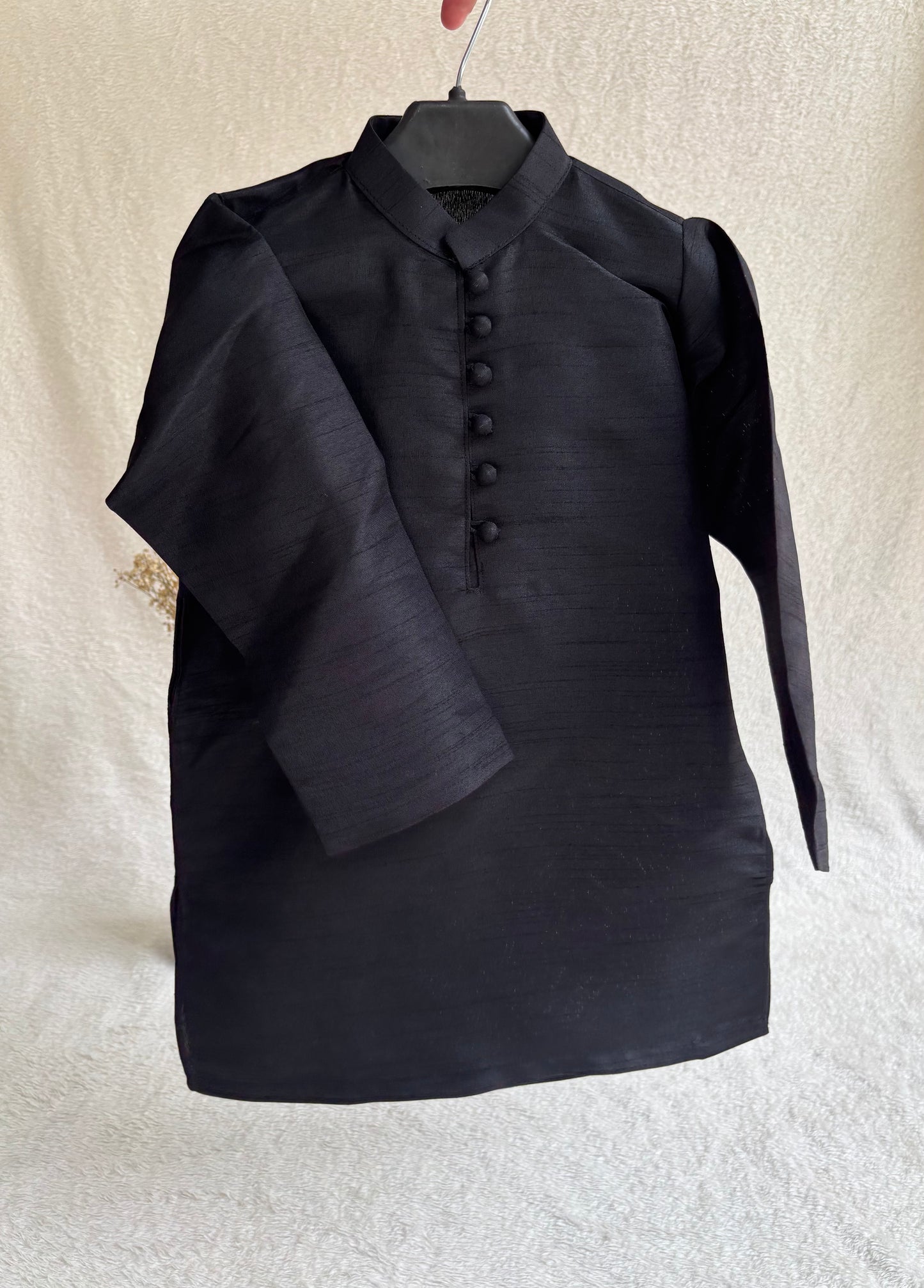 Black Embroidered Sherwani Suit (110)