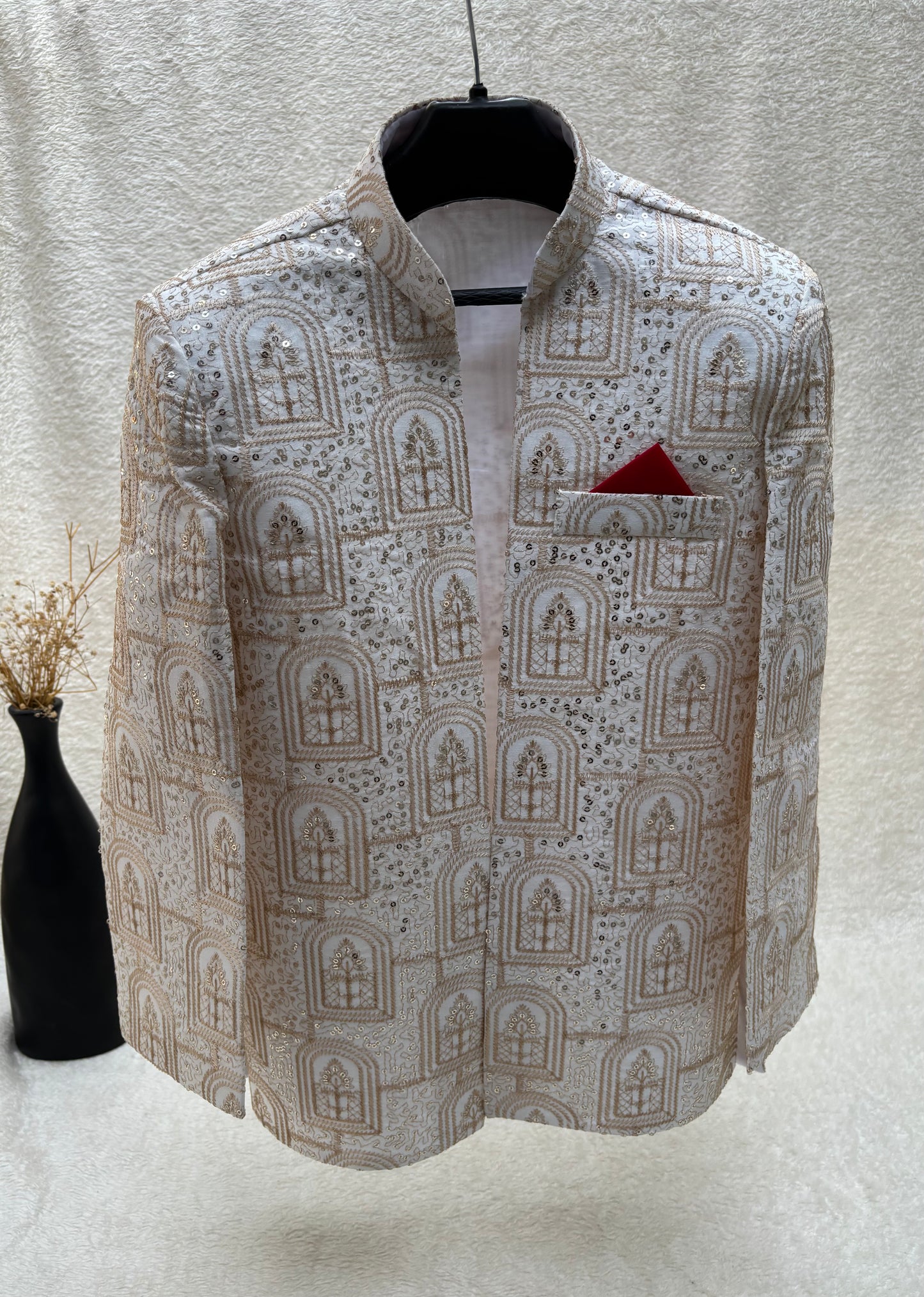 White Front Open Prince Coat (101)