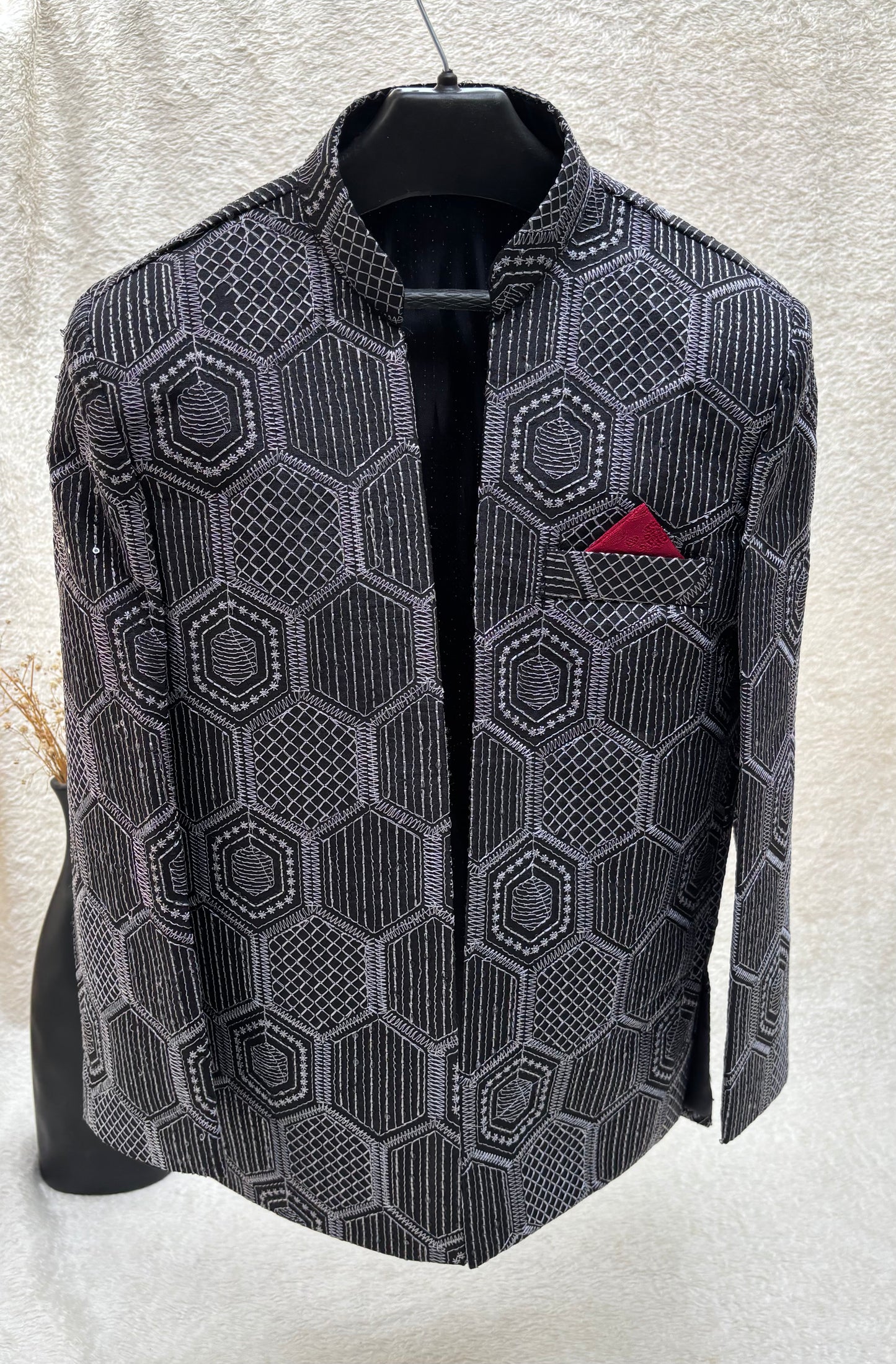 Gray Front Open Prince Coat (101)