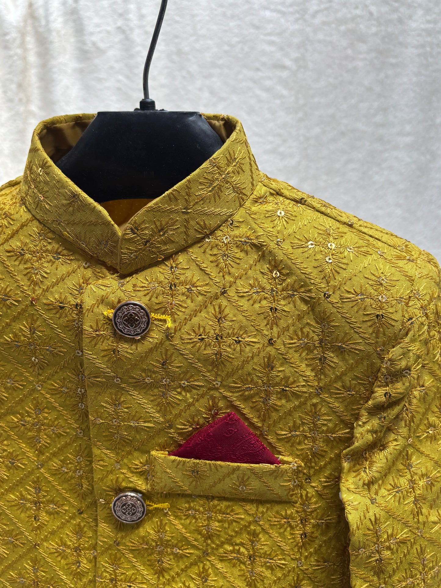 Yellow Sherwani