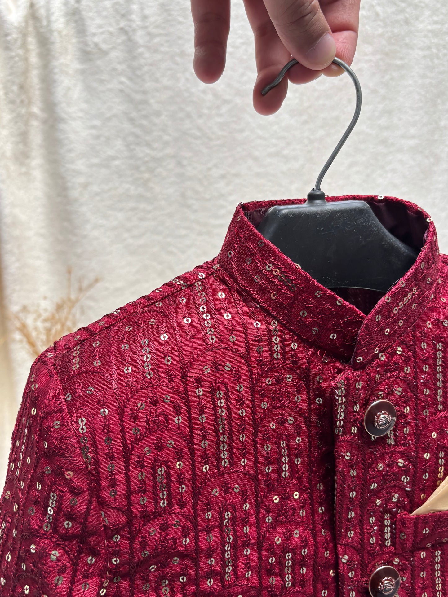 Maroon Sherwani (101)