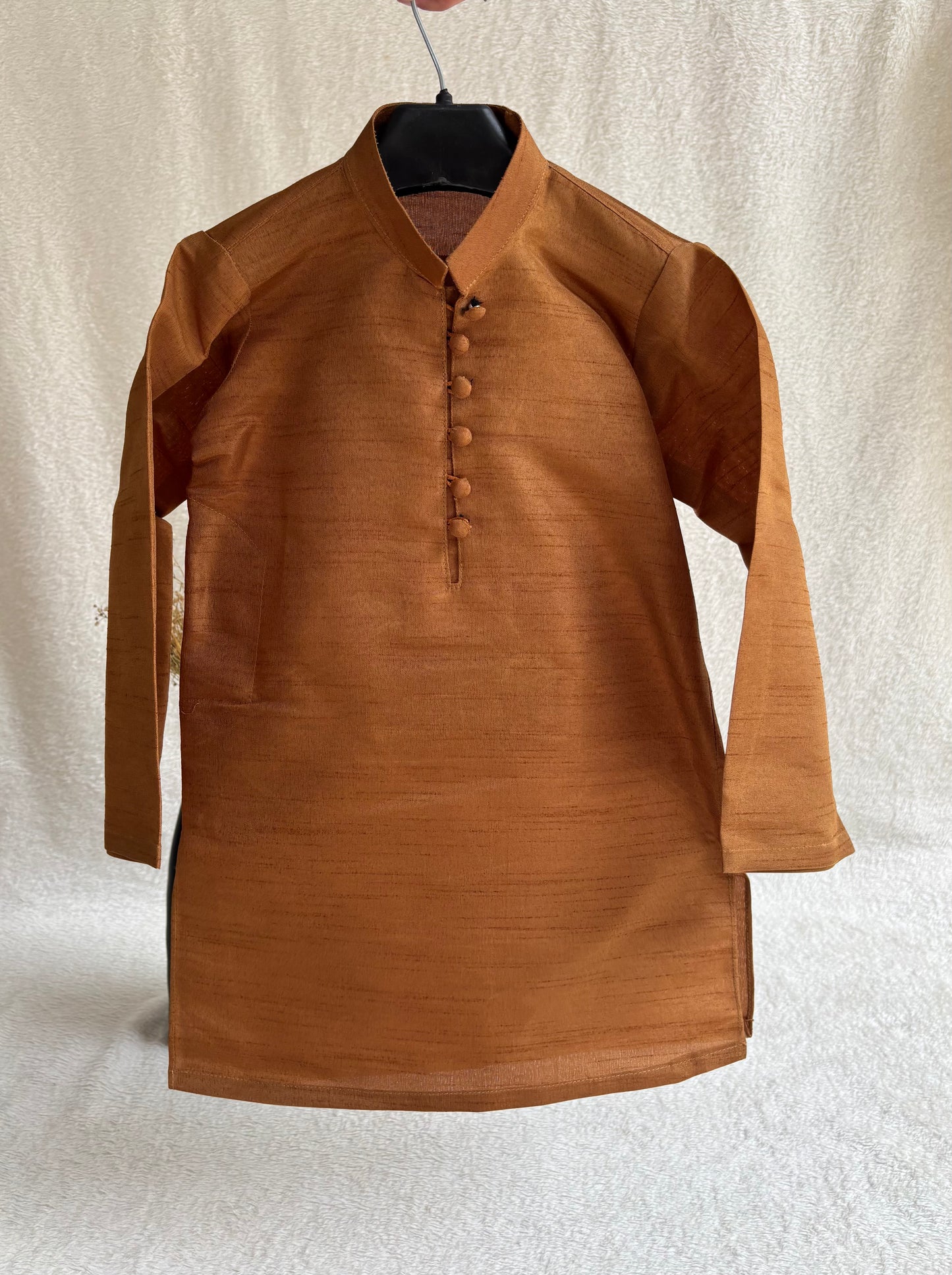 Rust Embroidered Sherwani Suit (102)