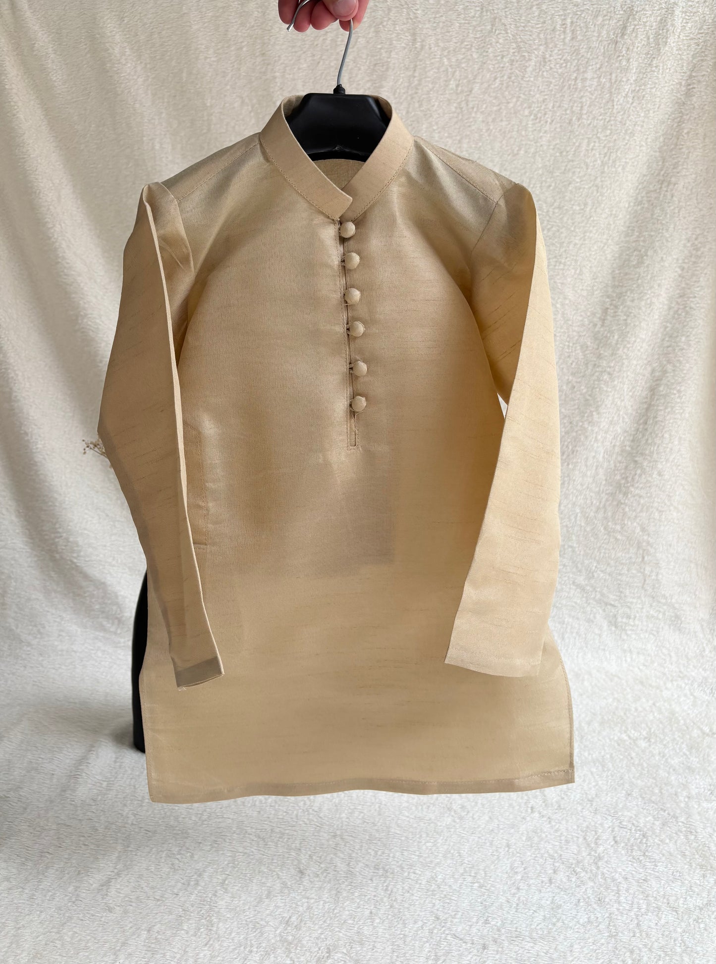 Beige Embroidered Sherwani Suit (105)