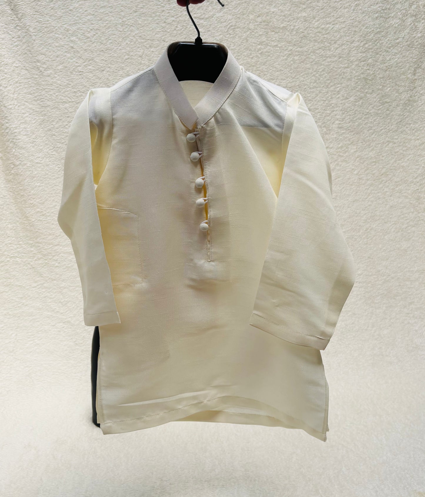 Off-White Embroidered Sherwani Suit (104)