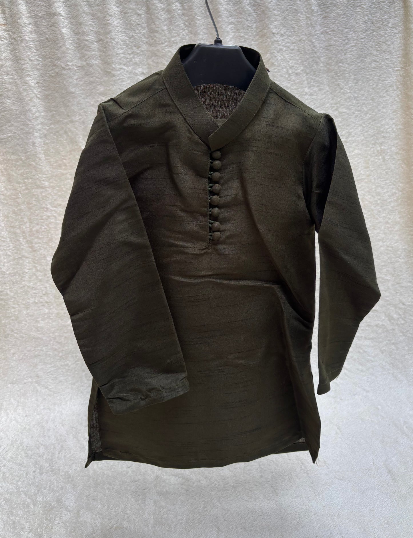 Mehandi Green Embroidered Sherwani Suit (103)