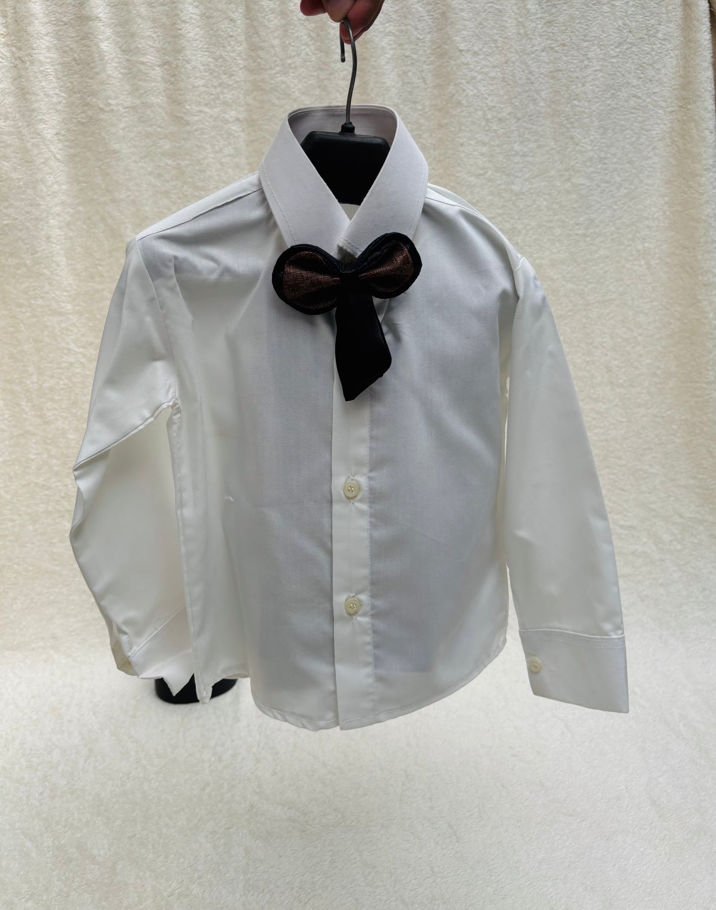 Brown Self Checkered Suit 4pc