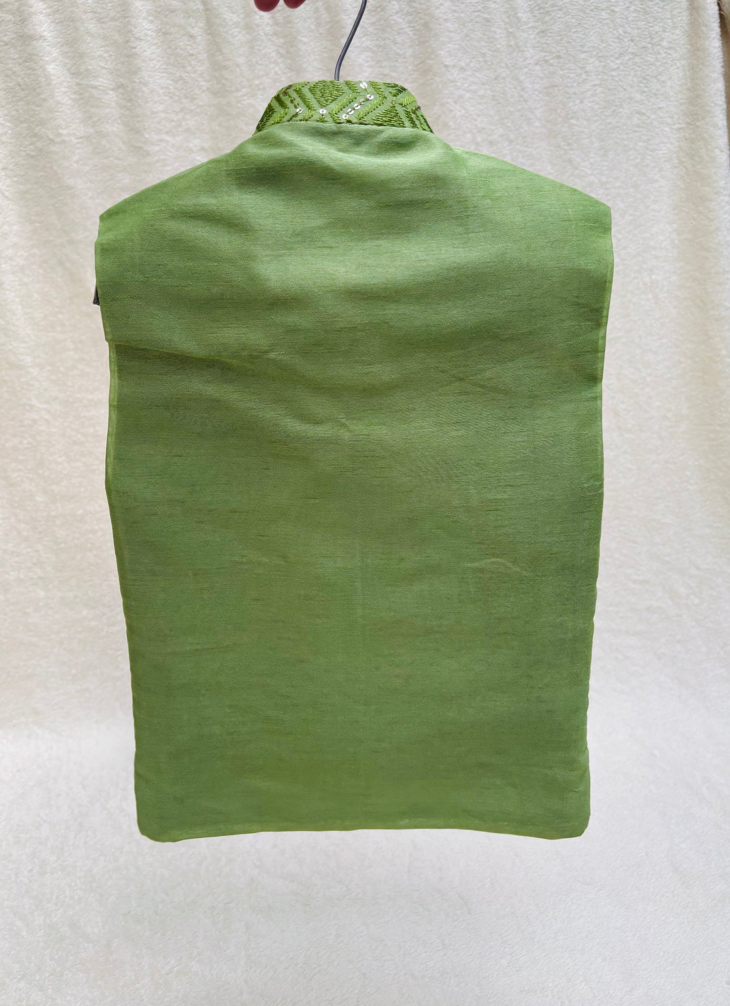 Green Embroidered Waistcoat